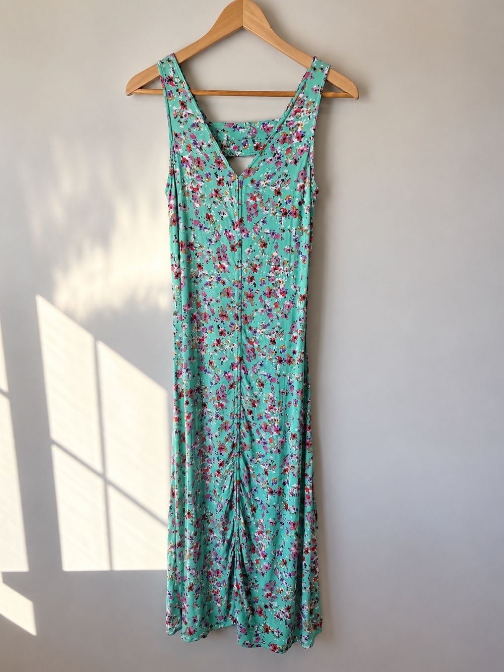 Grace & Mila Floral Open Back Maxi Dress M